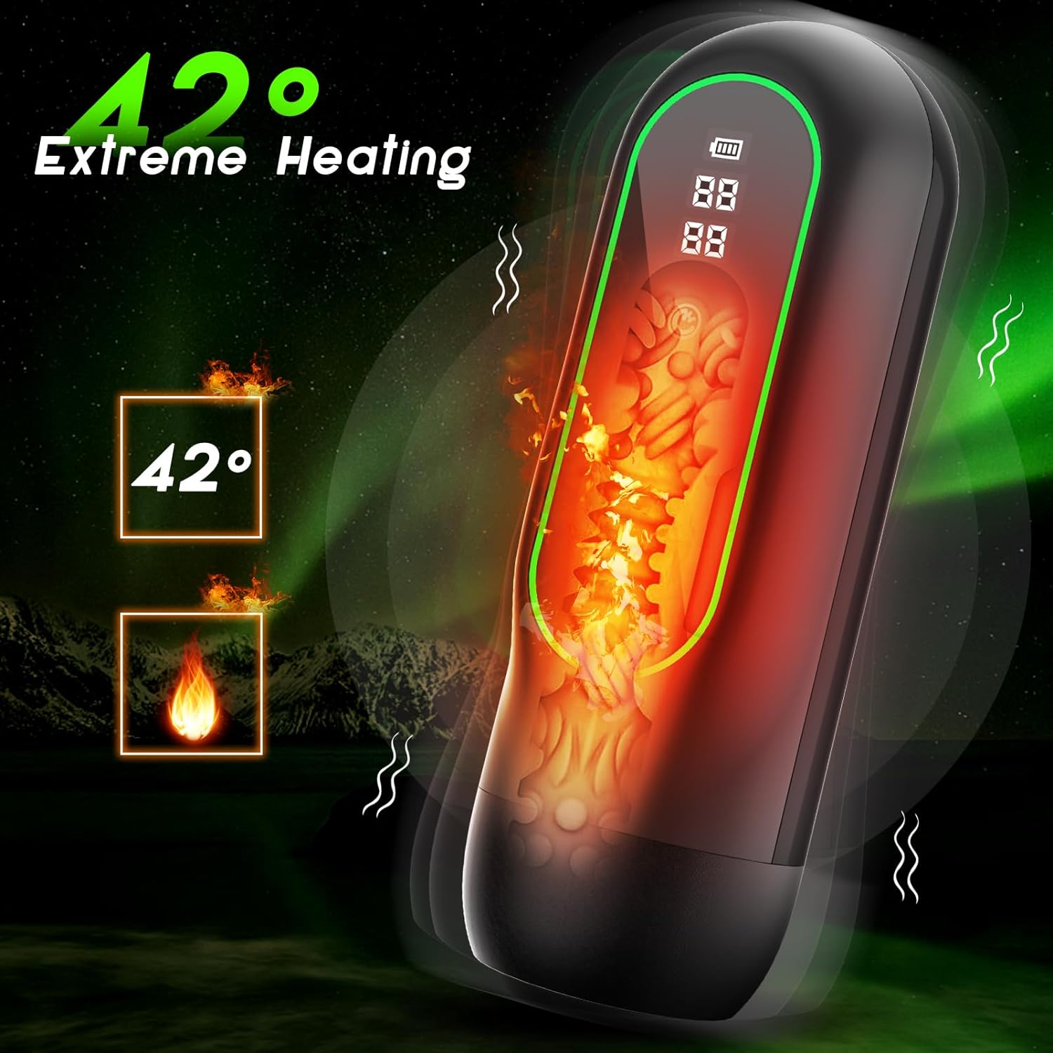 Automatic Male Masturbator Sex Toys for Men. Sucking & High-Speed Thrusting & Vibration & Heating Masturbation. Electric Pocket Pussy Stroker with LCD Display Penis Pump. Adult Toy Sex Blowjob Machine