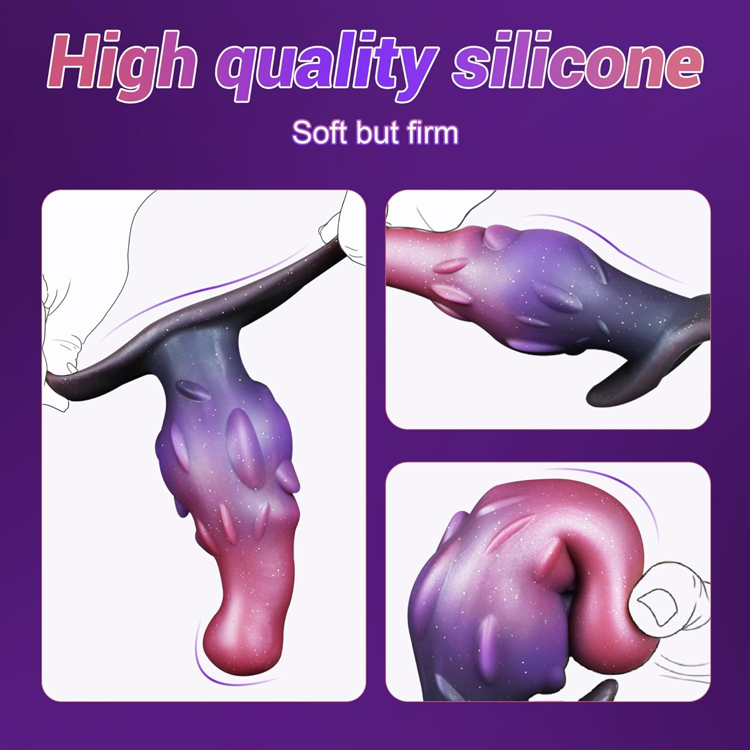 Butt Plug Set Anal Plug Prostate Massager. Wearable Anal Training Set Sex Toys Kit with T-Base