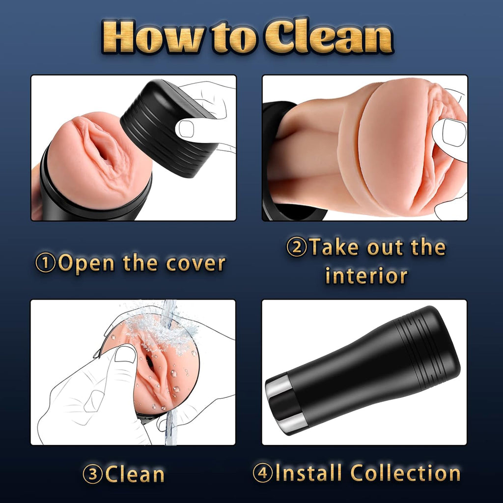 Male Masturbator Sucking Toys Cup Tight Vagina Tunnel Oral Sex Toys.Pocket Pussy for Men Blow-Job Sex Machine. Male Masterburbter Stroker 3D Realistic Textured Vagina Toys. Adult Sex Toys for Men