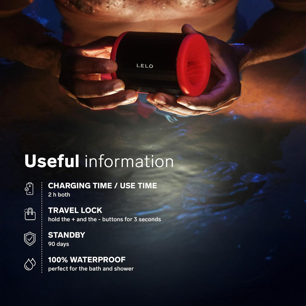 LELO F2S อุปกรณ์ฝึกความทนทานและกระตุ้น 14 รูปแบบ พร้อมแอปและโหมด AI อุปกรณ์ช่วยสำเร็จความใคร่สำหรับผู้ชาย อุปกรณ์สำหรับผู้ชาย ช่วยตัวเองแบบไม่ต้องใช้มือ ปั๊มเพิ่มขนาดเครื่องนวดสั่นของเล่นสำหรับผู้ใหญ่ สีแดง
