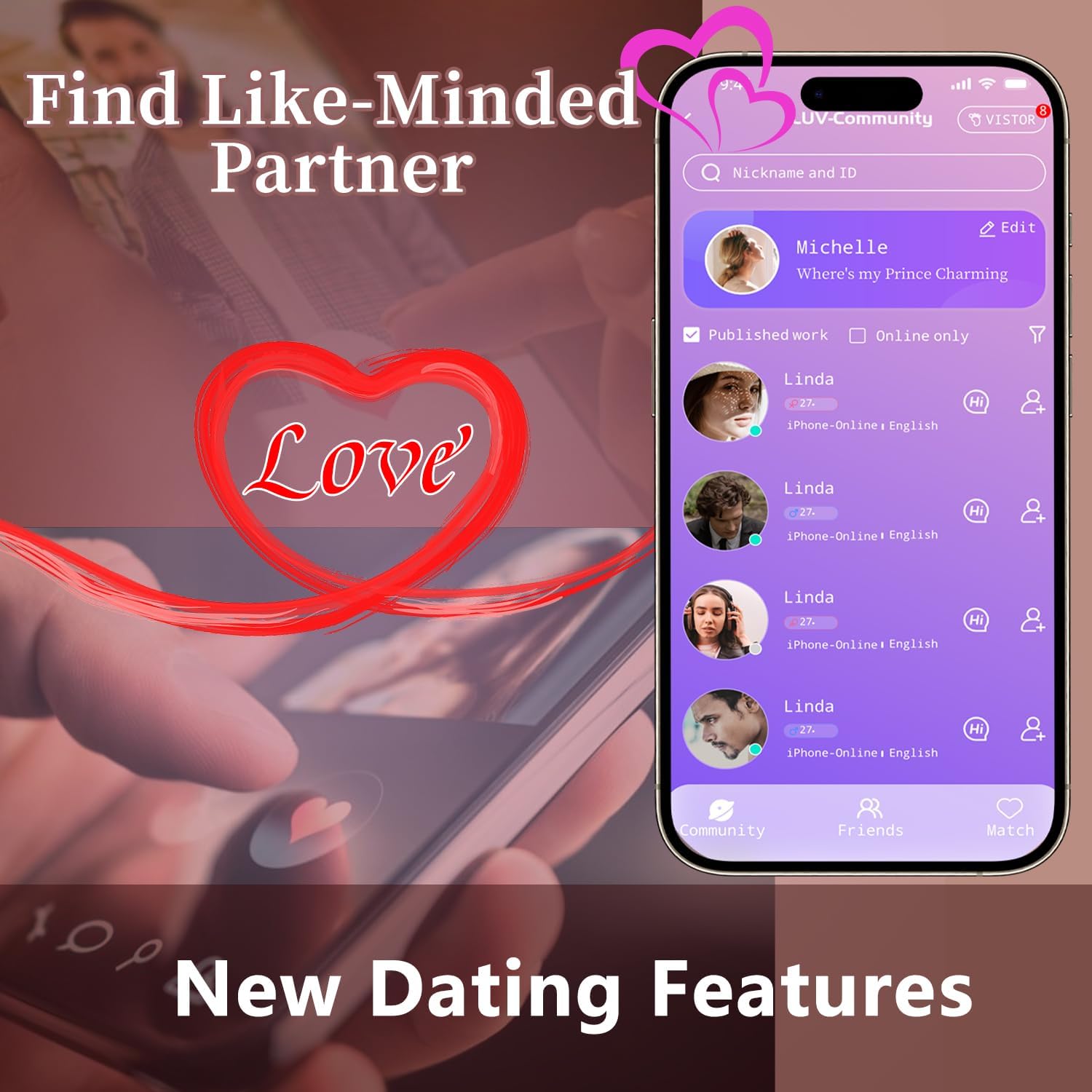 Realistic Dildo Vibrator APP Remote Control Adult Sex Toy Suction Cup 9 Vibrations 3 Thrusting Rotating Swing Heating Modes for 18+ Women