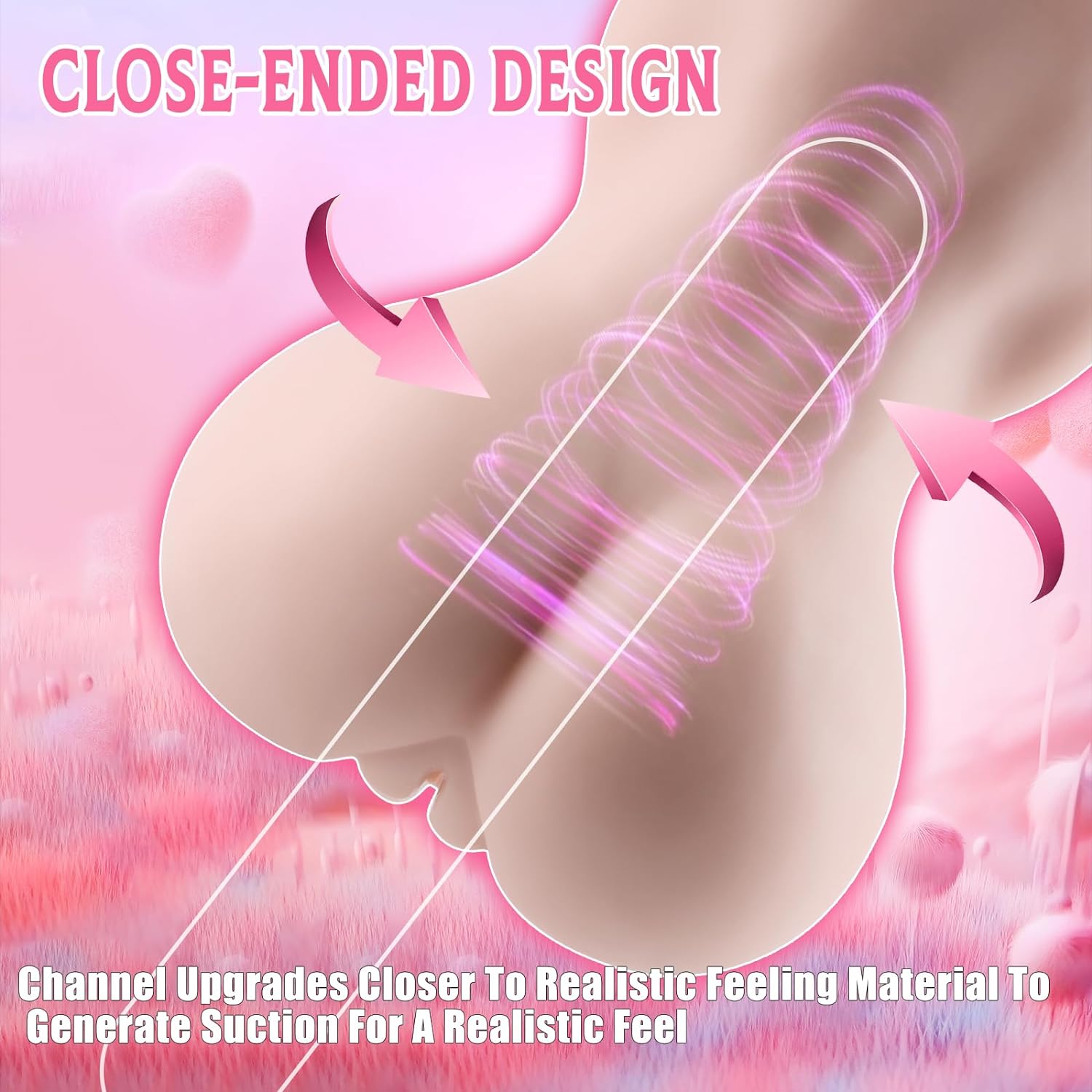 Flexibility Pocket Pussy Lifelike 3D Textured Vagina Masturbating Sex Toy for Men Realistic Loli GirlTextured Man Masturbation Adult Mini Torso Love Doll Pussies Stroker for Pleasure
