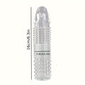 Men's Crystal Adult Sex Toy Penis Cover Sleeve Penis Extender Reusable Delay Ejaculation Add More Fun And Excitement For Men Women Couples
