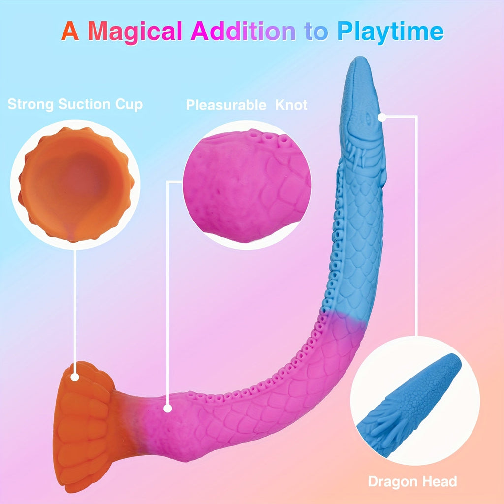 Long Anal Dildo Tentacle Monster. Silicone Dragon Dildo With Suction Cup Knot For Men Women Depth Anal Training. Huge Fantasy Anal Butt Plug Glow In The Dark Dildos Sex Toys & Games. 17 Inch