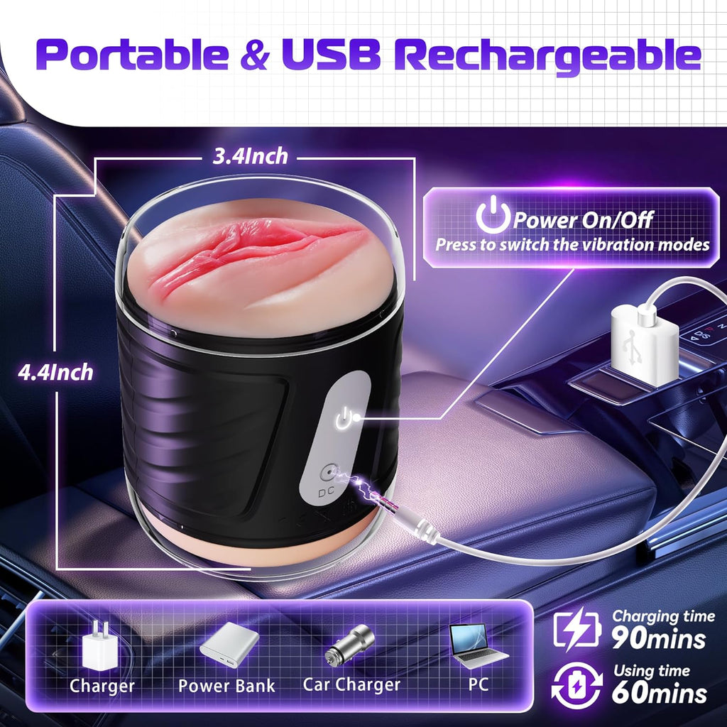 Male Masturbator Sex Toys for Men. Lifelike Adult Male Sex Toys 10 Vibrations. Sex Toy for Men Open-Ended Penis Pump Fleshy Textured Adult Toys for Men. Sex Machine Male Vibrators Stroker Realistic