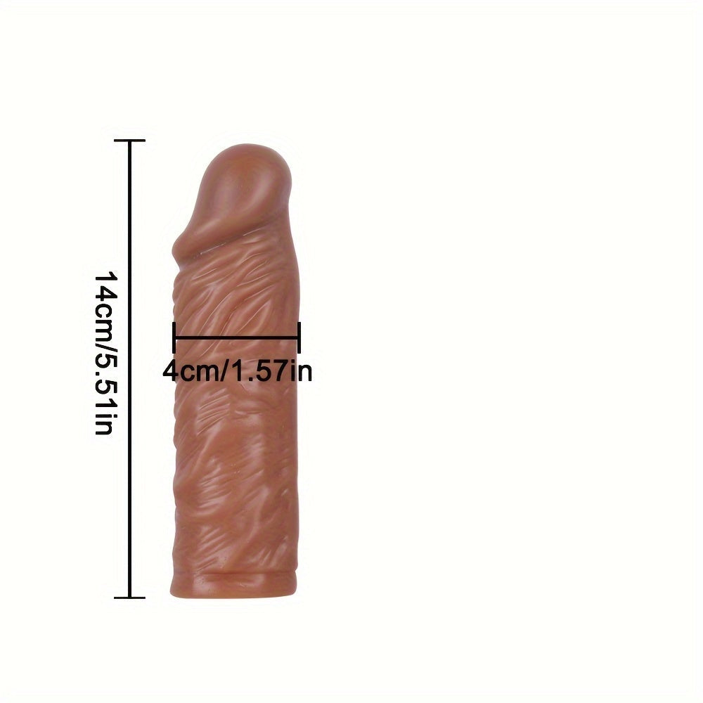 Realistic Textured TPE Male Dildo with Suction Cup - Suitable for Hand Washing