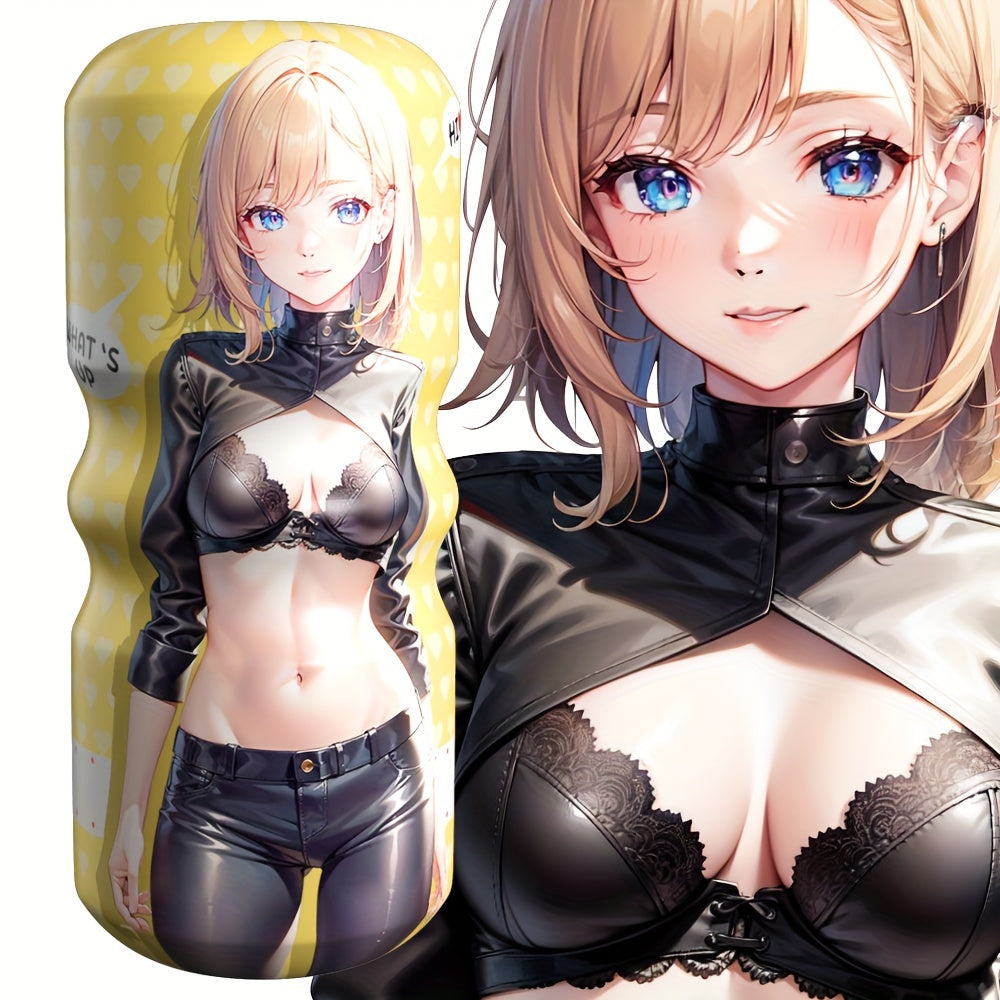 Realistic Rubber Vagina Sex Toy for Men: No Power Required. TPE Material. Adult Novelty Toy