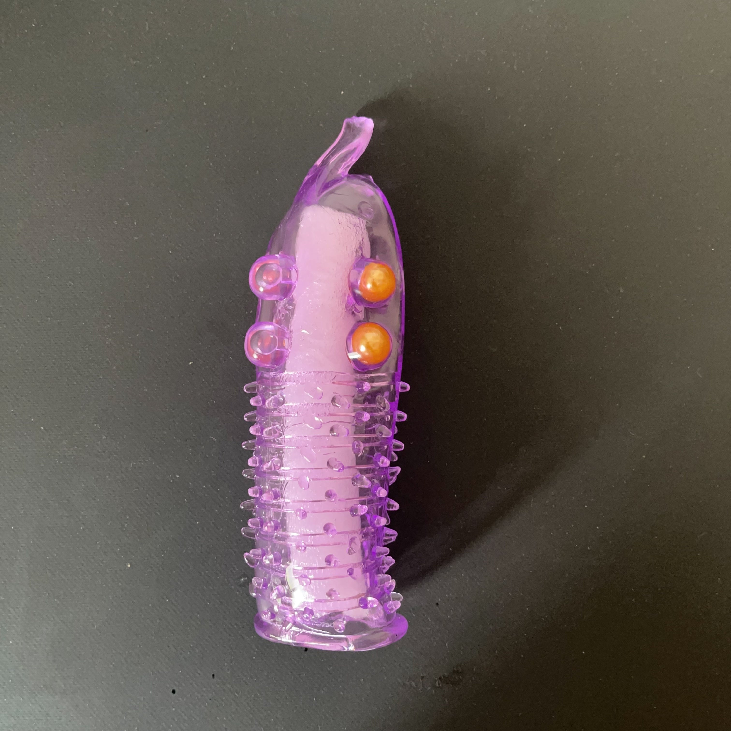 Men's Wolf Teeth Penis Sleeve With Bead.  Accessory For Longer Stronger Erection Ejaculation Delay Pleasure Enhancing. Transparent Elephant Nose Cock Condom For Men Couples