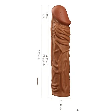 Penis Ring Enlargement Condom Cock Extender Ejaculation Delay Toy Soft Silicone Sleeve Adult 18 Sex Product For Men Gay