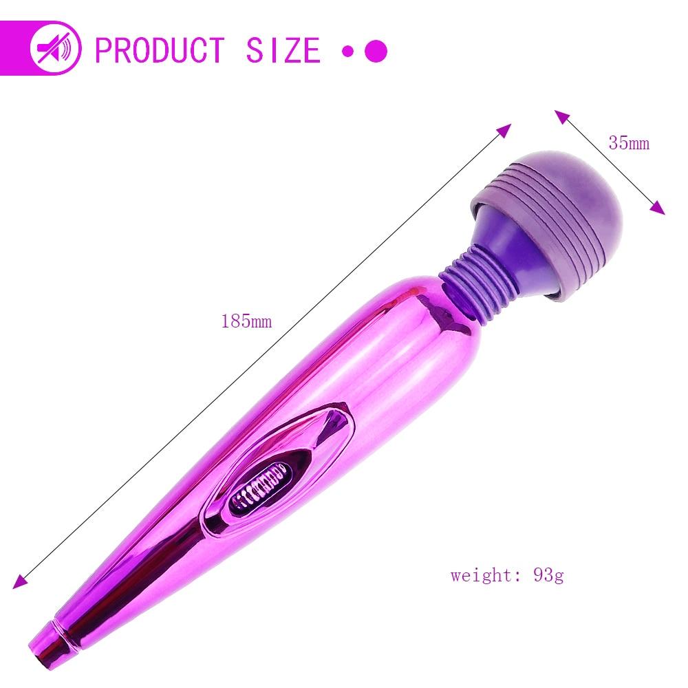 AV Vibrator Rechargeable Magic Wand Clit Massager Vagina Clitoris Stimulator  Female Masturbation Adult Sex Toys for Women