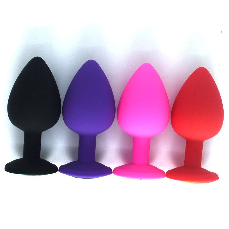 Adult Game Silicone Anal Plug Jewelry Dildo Vibrator Sex Toys for Woman Prostate Massager Bullet Vibrador Butt Plug For Men Gay