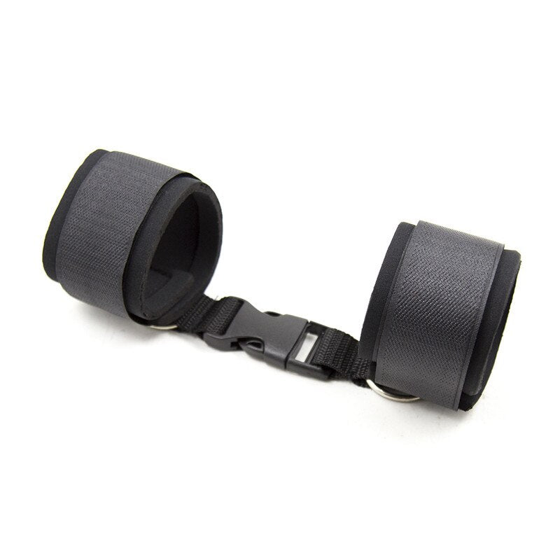 Adult Games Slave Sex Toys for Woman BDSM Bondage Restraints Adjustable Handcuffs Ankle Nylon Straps Fetish Couples Sex Products