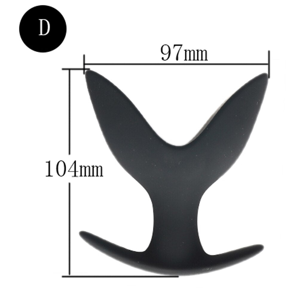 Adult Toy Silicone Anal Speculum Dildo Butt Plug Adult Sex Toys Unisex Opening Hollow Anal Plug Auns Vaginal Dilator Sex Product