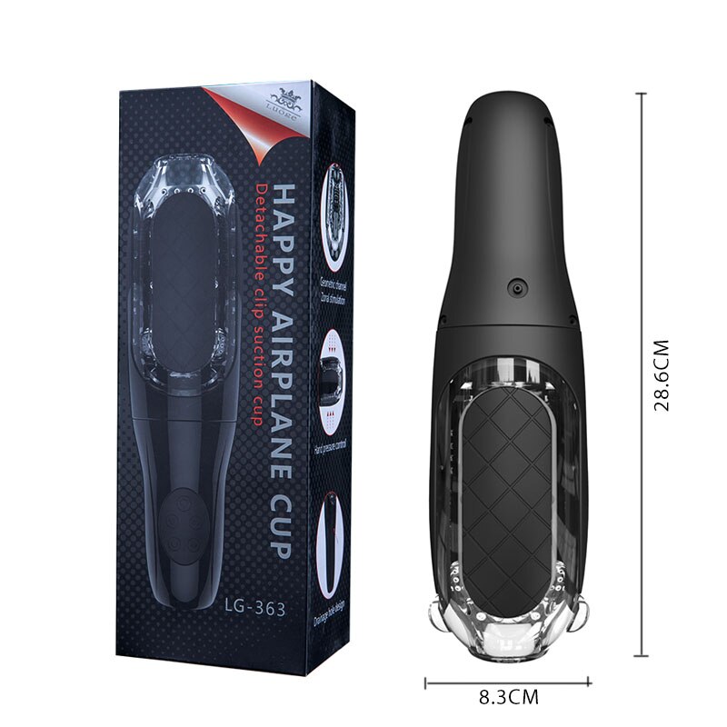 Aeclove อัตโนมัติ Vibrators สำหรับชายที่มีประสิทธิภาพหนีบและดูดพ็อกเก็ตหีชาย Masturbators ของเล่นช่องคลอดที่สมจริงนุ่ม