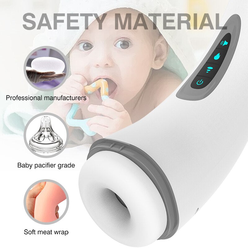 Air ดูดความร้อนชาย Masturbator อัตโนมัติสูญญากาศเซ็กซ์ทอยเร้าอารมณ์ Oral อมควยถ้วย Masturbation หีอุปกรณ์ช่วยตัวเองสำหรับผู้หญิงสำหรับ Man