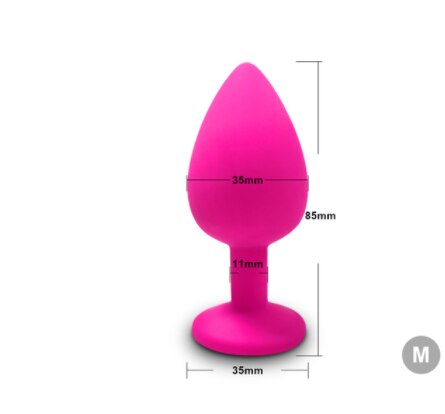 Anal Plug Butt Sex Toys for Women Men Soft Silicone Prostate Massager Mini Erotic Bullet Vibrator Anal Toys for Adults 18