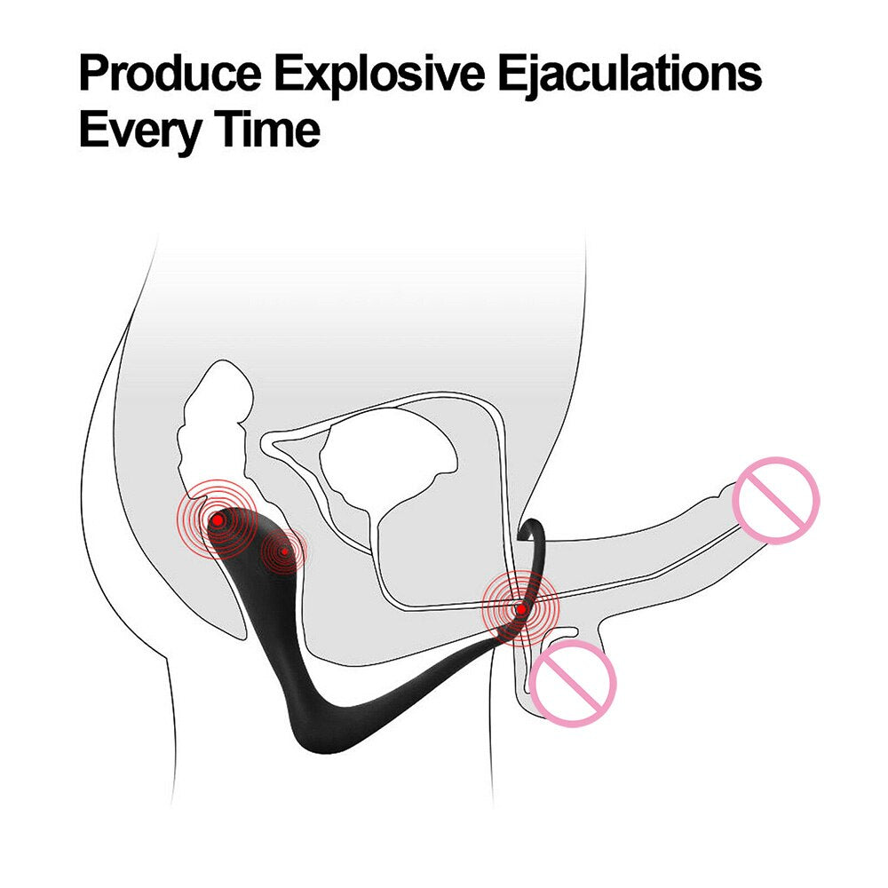 Anal Plug ชายต่อมลูกหมากนวด Cock แหวน Anal ปลั๊ก Dildo G-Spot Butt Plug ผู้ใหญ่ของเล่น Anal ของเล่นสำหรับผู้หญิง Man เกย์ Sex Shop