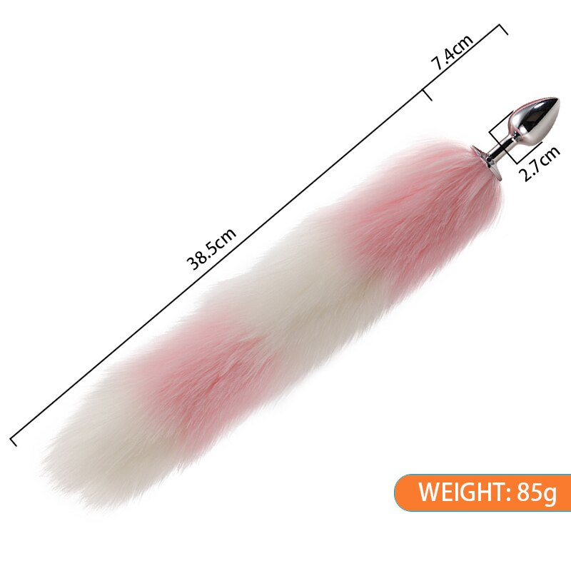 Anal Toys Tail Plug In The Ass Metal Butt Plug for Women Fox Tail Erotic Sex Shop Anal Dilator Buttplug Adults Goods for Couples