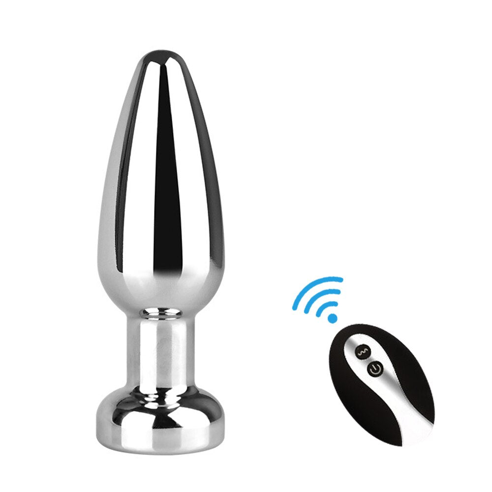 Anal Vibrators Butt Plug Vibrator รีโมทคอนโทรลไร้สายชาย Prostate Massager Anus Dilator ผู้ใหญ่เพศของเล่นสำหรับผู้ชายผู้หญิงเกย์