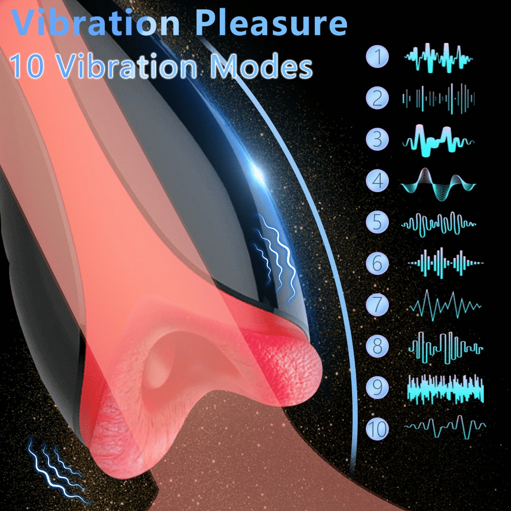 Automatic Masturbator for Men Vibration Deep Throat Blowjob Tongue Male Masturbation Cup Machine Sex Toys for Adult Goods Penis