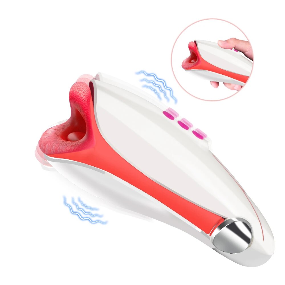 Automatic Masturbator for Men Vibration Deep Throat Blowjob Tongue Male Masturbation Cup Machine Sex Toys for Adult Goods Penis