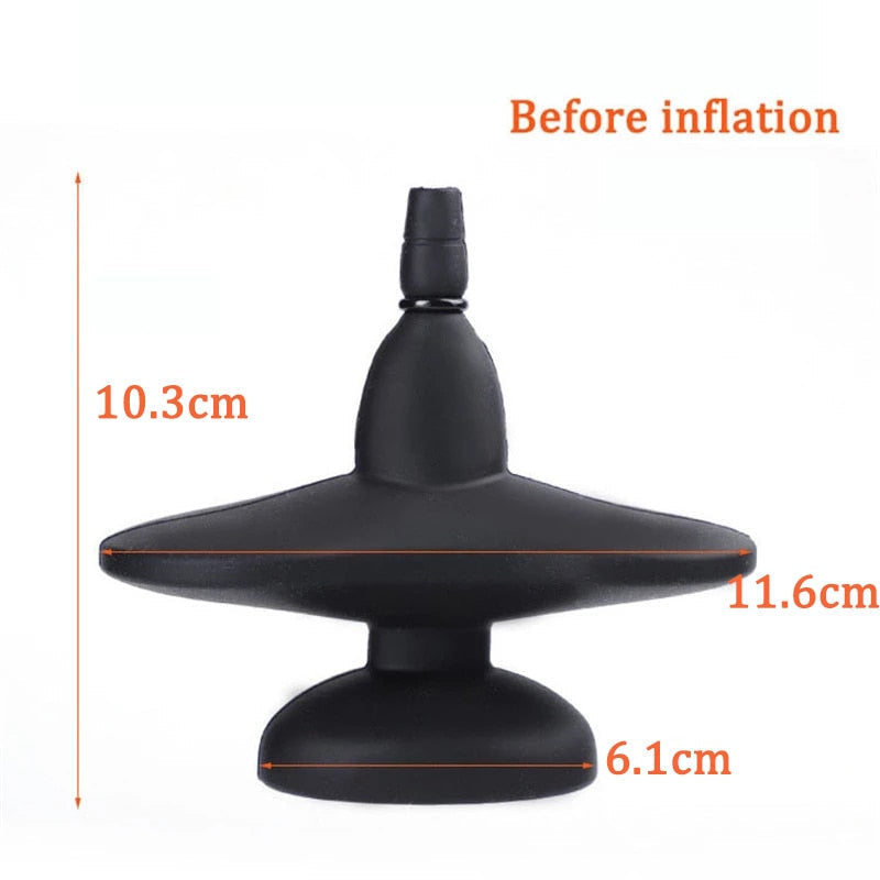 BDSM Super Huge Mouth Gag Strapless Inflatable Expansion Open Mouth Gag Restraint Bondage Adult Sex Toys for Woman Couples Slave