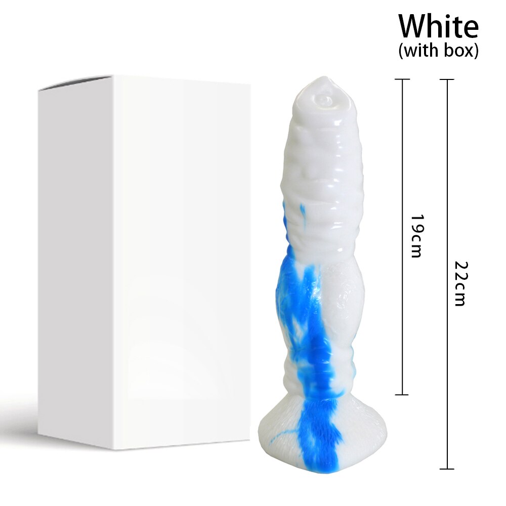 Big Silicone Animal Wolf Dildo Animal Penis G-spot Stimulation Sex Toys for Man Women Lesbian Gay Sex Shop Erotic Adults Product