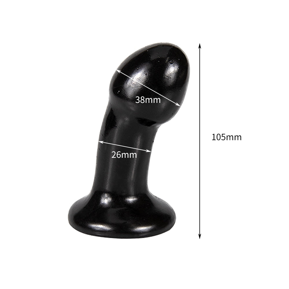 Butt Plug with Strong Sucker Soft Dildo Adult Products Butt Plug Prostate Stimulator Female Masturbation Tool Sex Toy for Couple