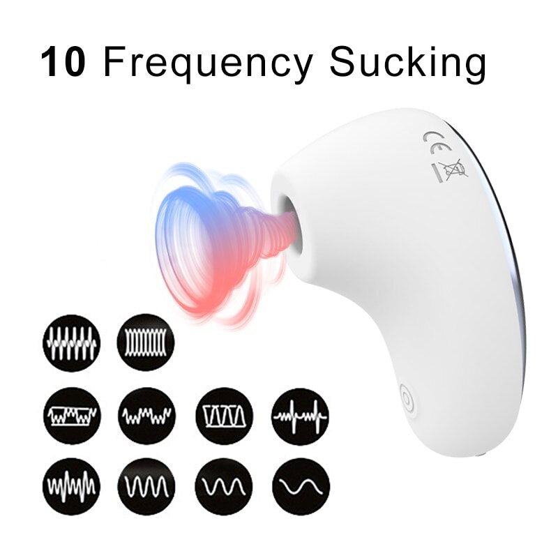 ที่มีประสิทธิภาพ Clit Sucker Sucking Vibrator หญิง Clitoris สูญญากาศกระตุ้น Nipple Clitoral ผู้ใหญ่สินค้า Sey ของเล่นสำหรับผู้หญิง