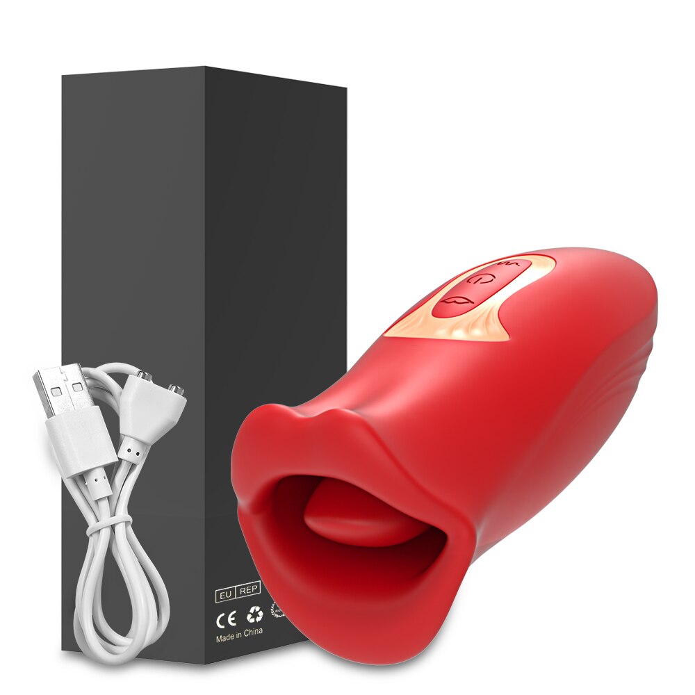 Clit ลิ้นเลีย Vibrator หญิงเซ็กซ์ทอยสำหรับผู้หญิงปากกัด Oral Clitoris Stimulator ดูดหัวนมการสำเร็จความใคร่อุปกรณ์ช่วยตัวเองสำหรับผู้หญิง