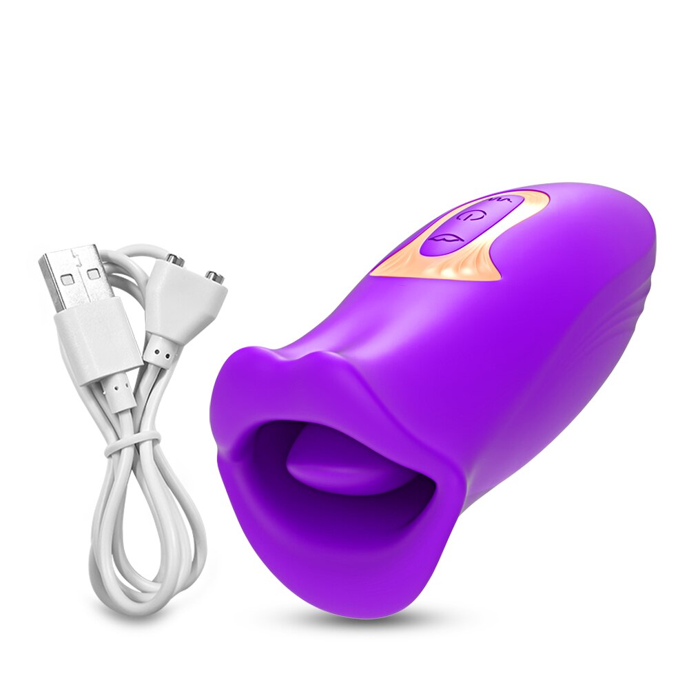 Clit ลิ้นเลีย Vibrator หญิงเซ็กซ์ทอยสำหรับผู้หญิงปากกัด Oral Clitoris Stimulator ดูดหัวนมการสำเร็จความใคร่อุปกรณ์ช่วยตัวเองสำหรับผู้หญิง