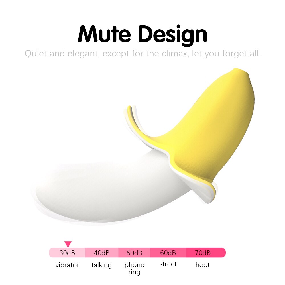 Banana-shaped Clitoral Vibrator G-Spot Stimulator Vaginal Silicone Dildo Female Masturbator Cute Adult Toy for Women Sex