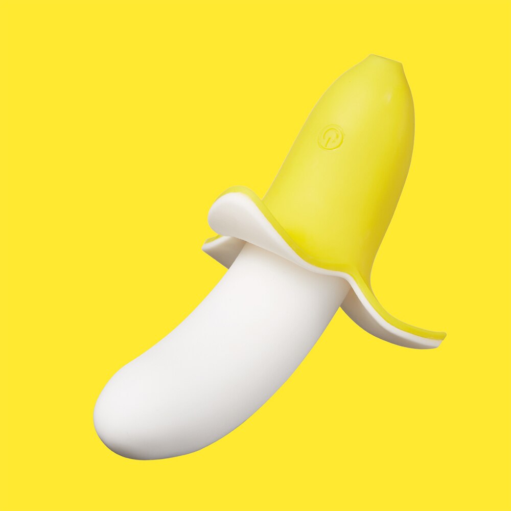 Banana-shaped Clitoral Vibrator G-Spot Stimulator Vaginal Silicone Dildo Female Masturbator Cute Adult Toy for Women Sex