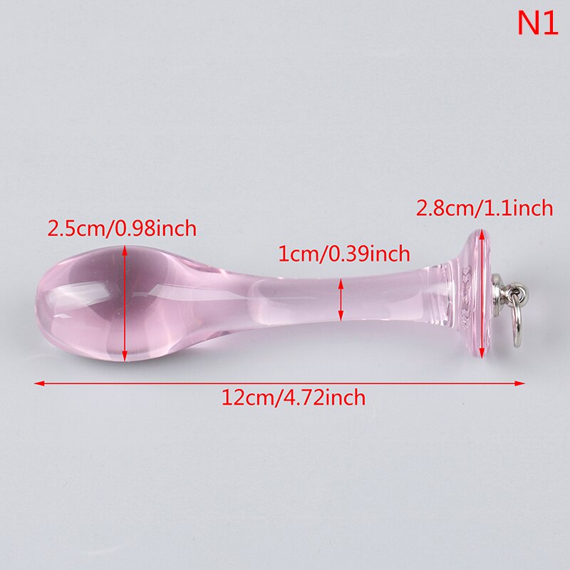 Crystal Glass Butt Plug Anal Sex Toys Anal Plug Glass Dildo Prostata Massager Anal Beads Butt Plug Sex Toys Women Men Gay
