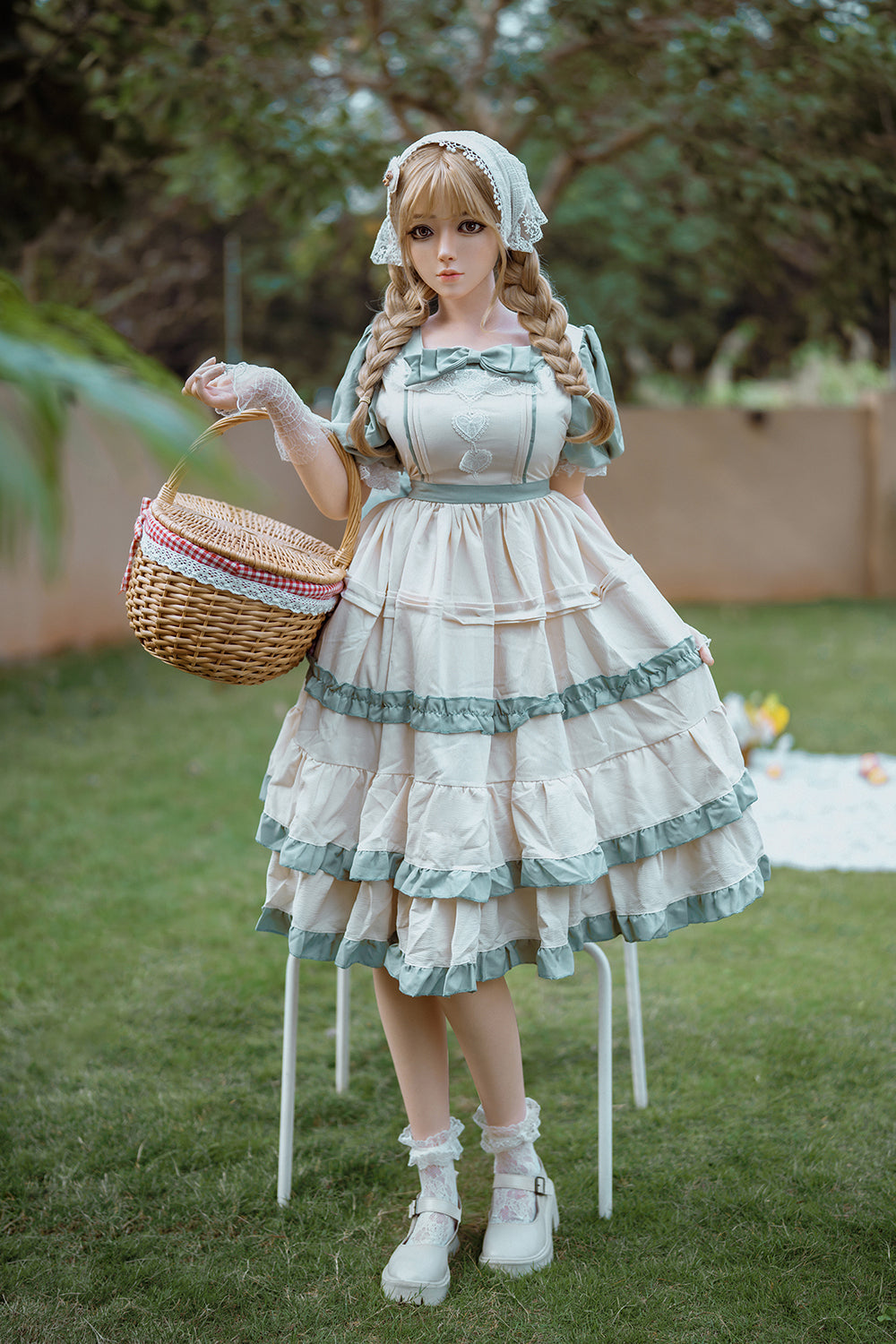 สต็อกสินค้าประเทศไทย/จังหวัดอ่างทอง - Kindra หุ่นจำลองซิลิโคนเต็มตัว Lovely Lolita สมจริงขั้นสุด สูง 164 ซม. NO.1044