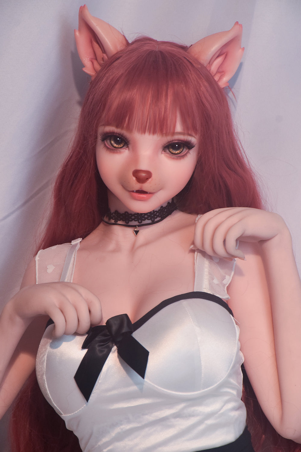 Neko ตุ๊กตายางแมวซิลิโคนทั้งตัวสำหรับผู้ใหญ่ขนาด 150 ซม. รุ่น Hentai หน้าอกเล็ก NO.1116