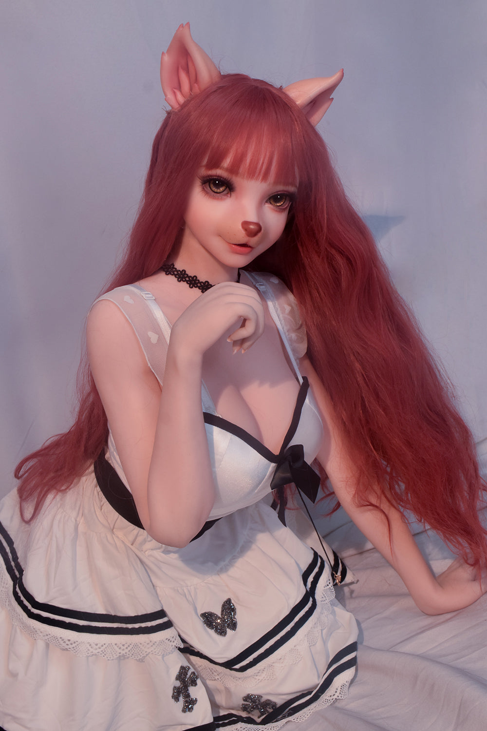 Neko ตุ๊กตายางแมวซิลิโคนทั้งตัวสำหรับผู้ใหญ่ขนาด 150 ซม. รุ่น Hentai หน้าอกเล็ก NO.1116