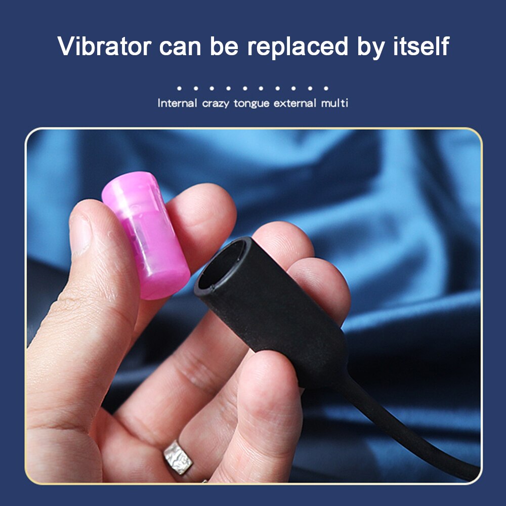 Single Frequency Dilators Urethral อวัยวะเพศชายสั่นใส่ Horse Eye Stick Dilator Masturbation ชายเพศของเล่นสำหรับผู้ชาย