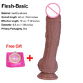 ผิวสีดำจริง Dildo นุ่มเซ็กซี่ขนาดใหญ่อวัยวะเพศชายที่สมจริง Cock หญิง Masturbator G-Spot Anal Sex ของเล่นสายรัดขนาดใหญ่ Dick สำหรับสตรี