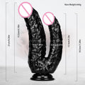 ดูดถ้วยคู่ Dildo Femme Sexshop Buttplug เลสเบี้ยน Jouet Sexuel สำหรับผู้ใหญ่ Sextoy อวัยวะเพศชายเกย์พระเจ้า Gode เร้าอารมณ์ Dick Anal Consolador