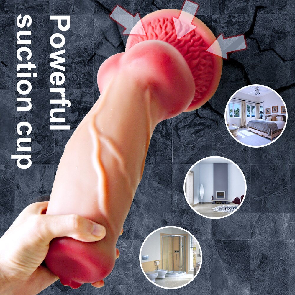 บิ๊กโบว์สุนัข Dildo Sex เครื่องมือสำหรับผู้หญิงปลอม Anal อวัยวะเพศชายช่องคลอดกระตุ้นสัตว์ Didlos Anus ของเล่นเร้าอารมณ์ผลิตภัณฑ์สำหรับผู้ใหญ่