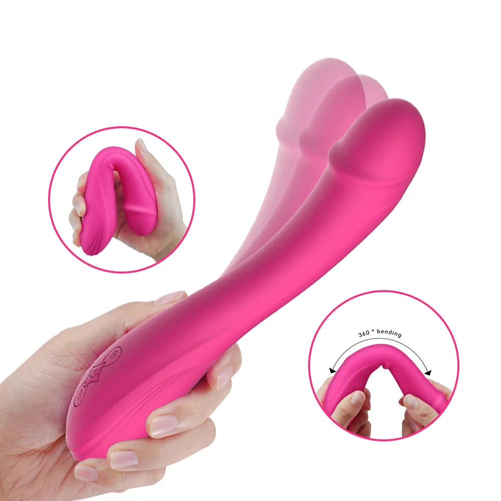 Dildo Vibrator สำหรับผู้หญิง, Clit Stimulator, ซิลิโคน G Spot ช่องคลอด Anal Vibrator, ผู้หญิง Masturbator, ผู้ใหญ่เซ็กซ์ทอยสำหรับผู้หญิง