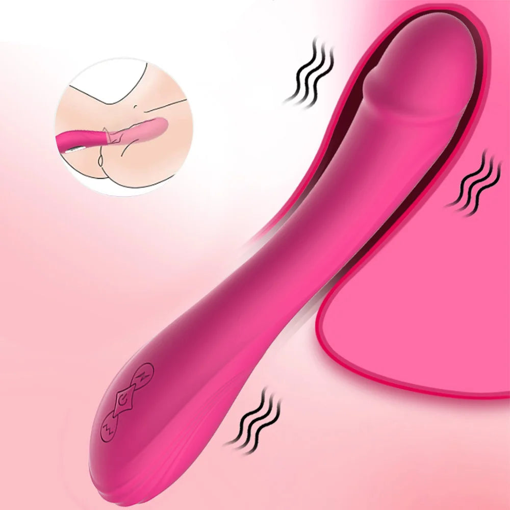 Dildo Vibrator สำหรับผู้หญิง Clit Stimulator ซิลิโคน G Spot ช่องคลอด Anal Vibrator หญิง Masturbator ผู้ใหญ่เซ็กซ์ทอยสำหรับผู้หญิง