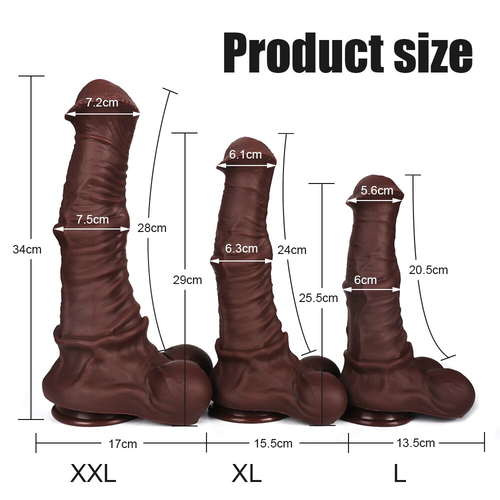 Dildo ม้าซิลิโคนยักษ์. สัตว์สมจริง. อวัยวะเพศชาย. การขยายทวารหนัก. ที่เสียบตูด. เซ็กซ์ทอย. ชายและหญิง masturbaters. ช่องคลอด18