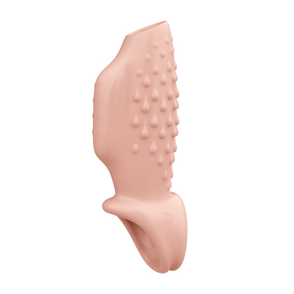 ชาย Ejaculation Delay Cock แขนแหวนอวัยวะเพศชาย Vibrating G จุดกระตุ้น Vibrator Dick ขยาย Extender เพศของเล่นสำหรับผู้ชาย
