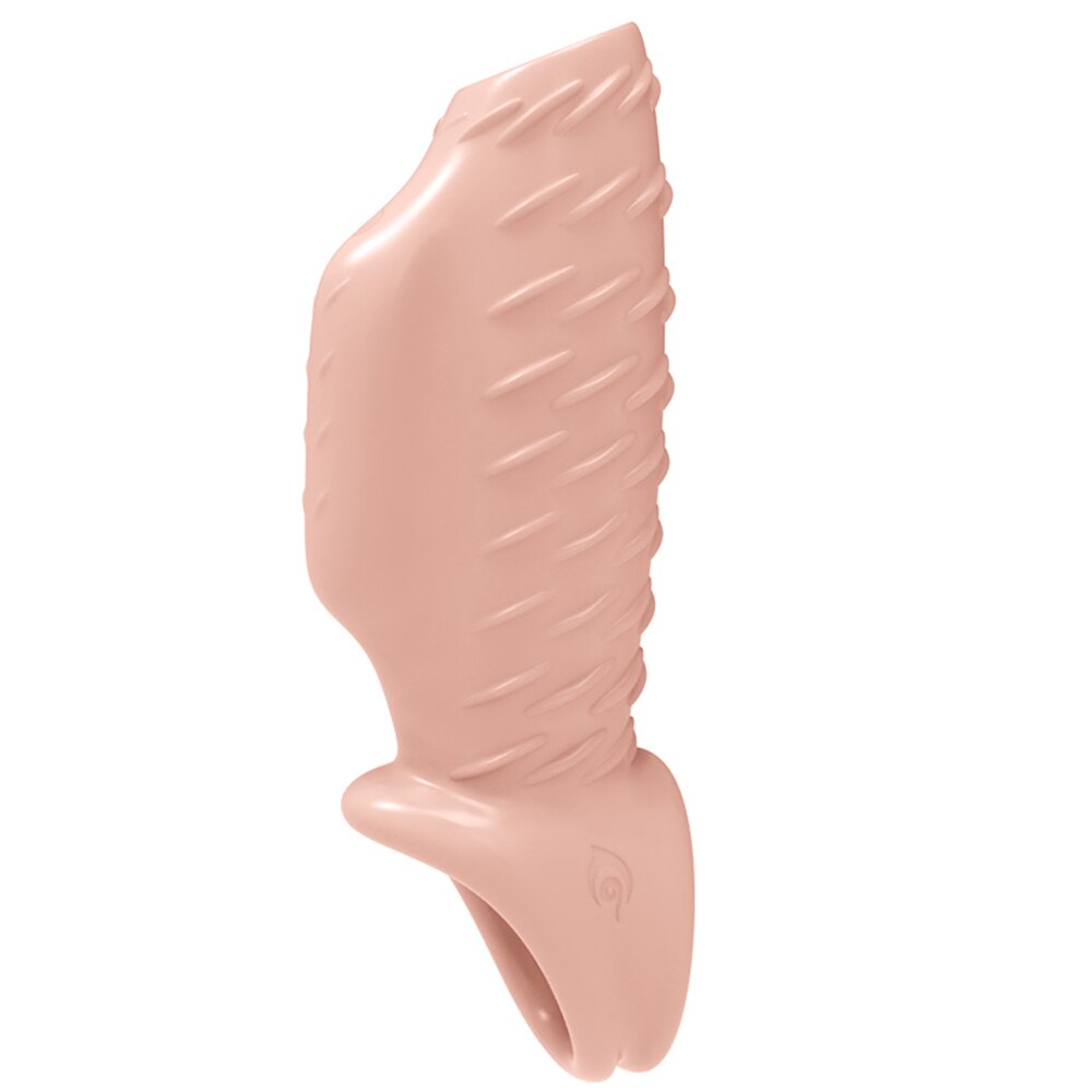 ชาย Ejaculation Delay Cock แขนแหวนอวัยวะเพศชาย Vibrating G จุดกระตุ้น Vibrator Dick ขยาย Extender เพศของเล่นสำหรับผู้ชาย