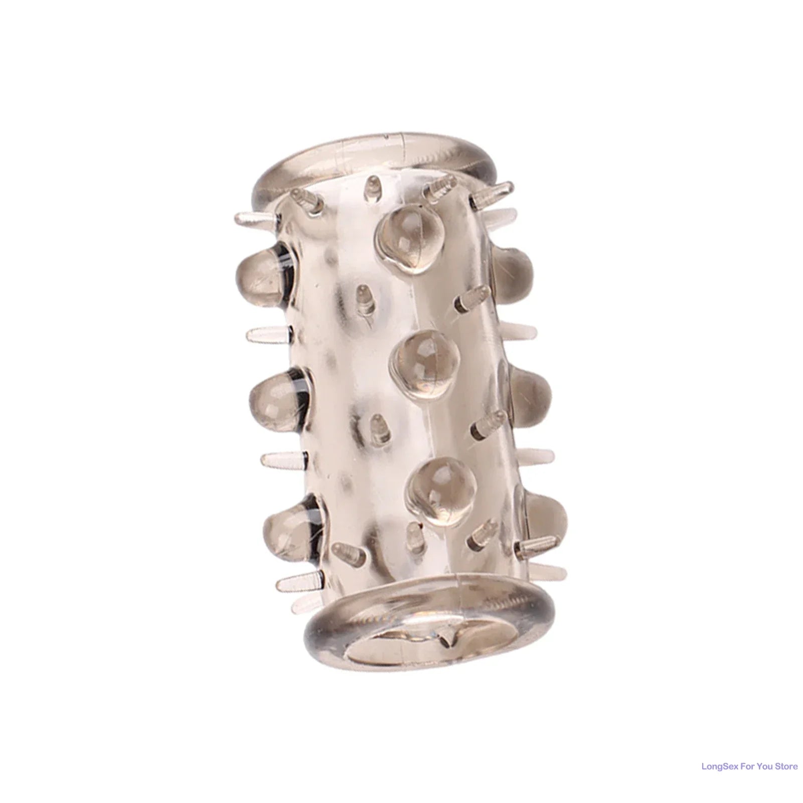 Extension Penis Sleeve Cock Rings For Men Enlarger Glans Particles Condom Lasting Delayed Sex Toys Adult Sexual Dotted Sex Goods