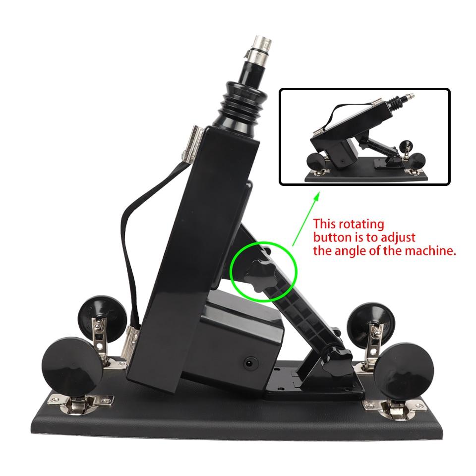 Sex Machine With 3XLR Suction Cup For Women Automatic Vibrator Adult Sex Toys Pumping Gun Love Machine Male Masturbator