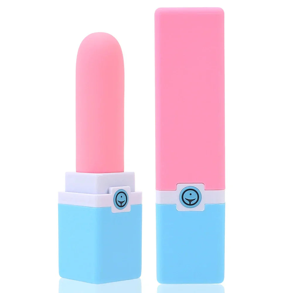 G-spot Stimulation Vibrator USB Rechargeable Mini Lipstick Vibrator Nipple Clitoris Massager Sex Toys for Women 10 Speeds