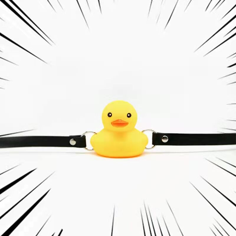 น่ารักหนังสายรัดปากซิลิโคนเป็ด Gag ปากปลั๊กคู่รักเจ้าชู้ Bdsm ของเล่นเซ็กซี่ผู้หญิงผู้ใหญ่เกมอุปกรณ์เสริมเพศสัมพันธ์ CF580